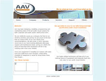 Tablet Screenshot of aavltd.com